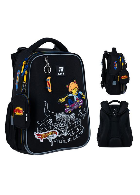 Рюкзак Education каркасний HW25-531M Hot Wheels Kite (369627572)