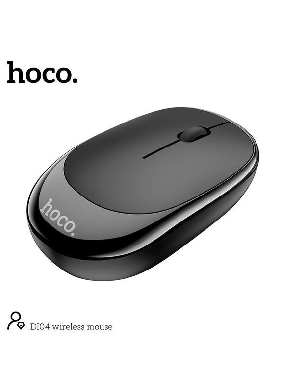 Миша BT wireless mouse DI04 чорна бездротова Hoco (279553596)