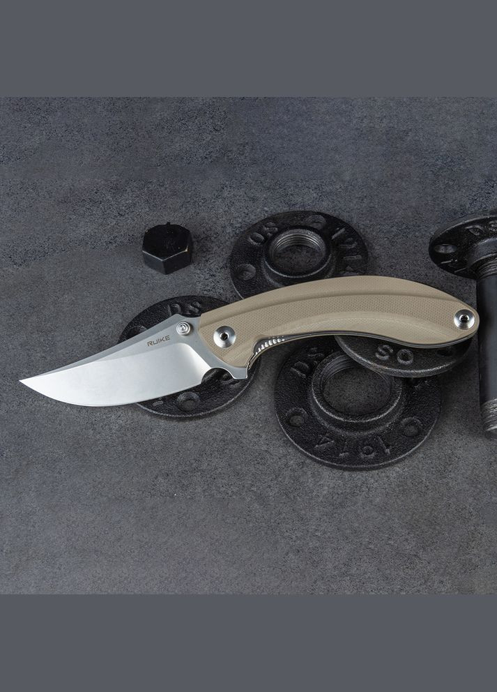 Ніж складаний P155-W desert sand Ruike (353505533)