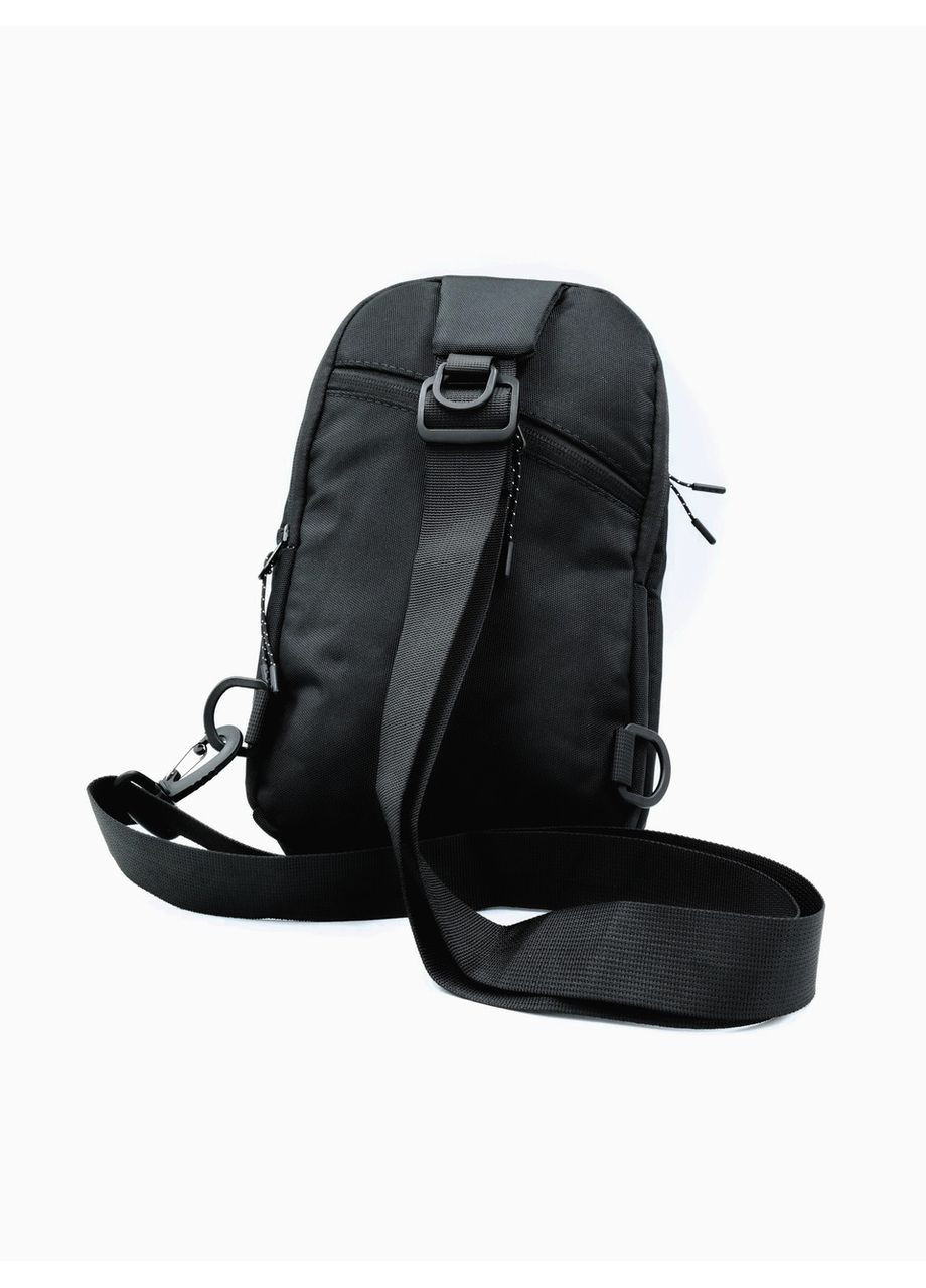 Сумка-слінг чорна водонепроникна через плече нагрудна сумка для жінок і чоловіків повсякденна дорожня ProDobro (364672100)