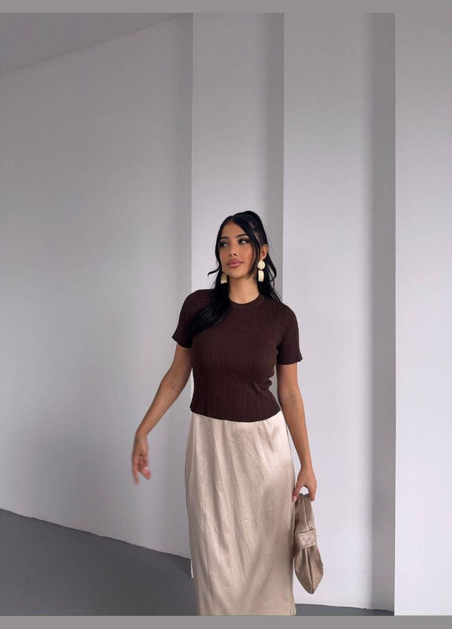 Укороченный вязаный топ Adelante (322767125)