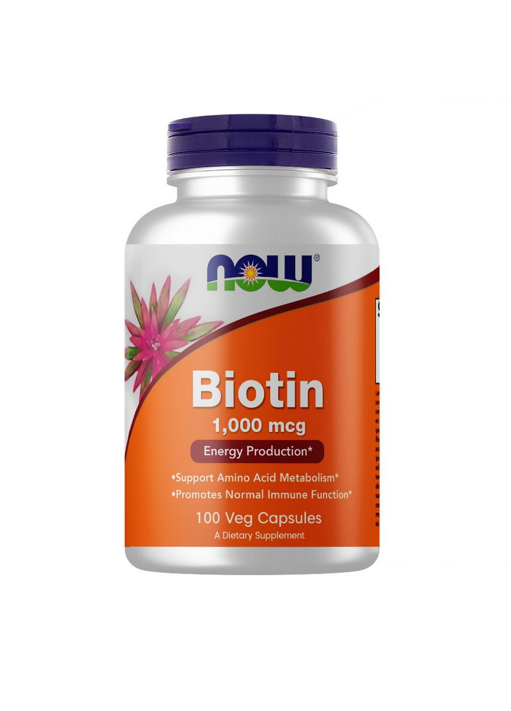 Вітаміни та мінерали Biotin 1000 mcg, 100 вегакапсул Now (294925890)