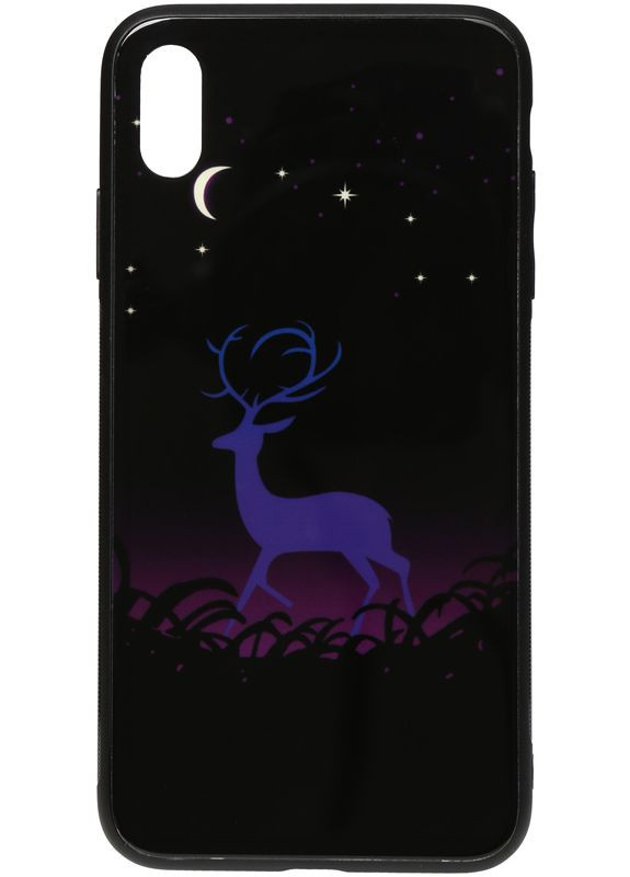 Чехол-накладка Night Light Print Glass Case Apple iPhone XS Max Deer Toto (301836236)
