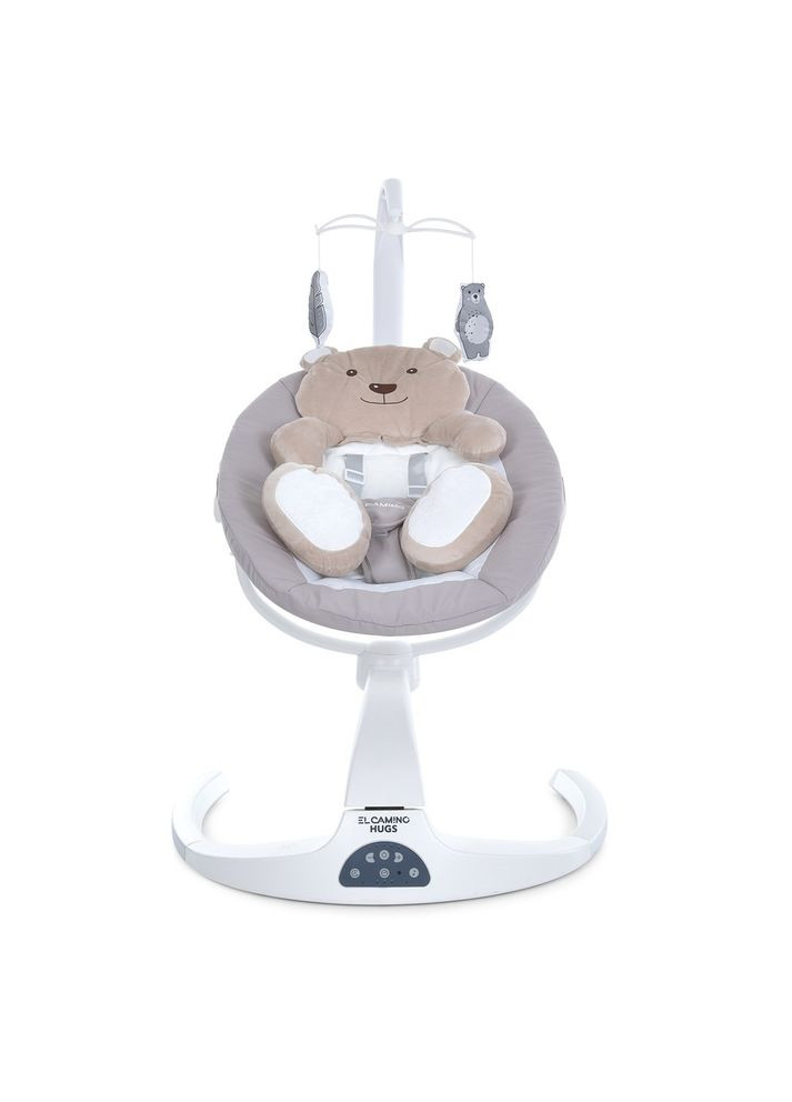 Заколисуючий центр з пультом, таймером, Bluetooth та 5 режимами гойдання El Camino (369127237)