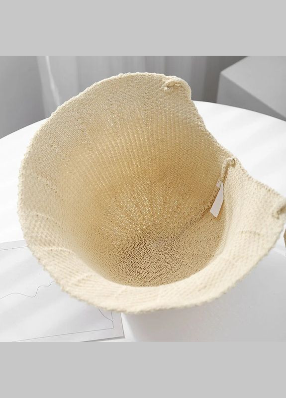 Женская Летняя Соломенная Плетеная Шляпа Капор Легкая Вязаная Стильная Панама модный летний гардероб No Brand (336518117)