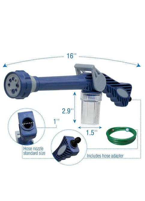 Водомет для миття авто, поливу рослин, розпилювач EZ JET Water Cannon Digital (363831737)