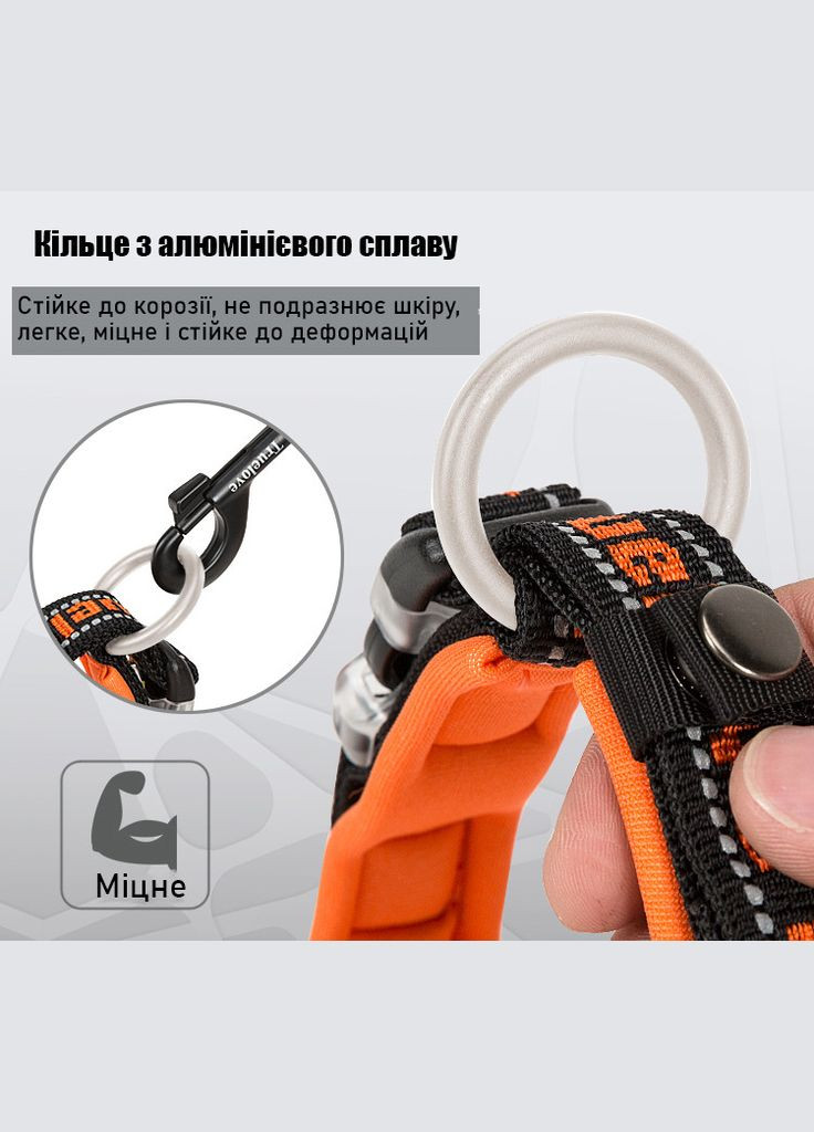 Нашийник для собак TLC50121, світловідбиваючий для середніх і великих порід собак, Коричневий S Truelove (299915403)