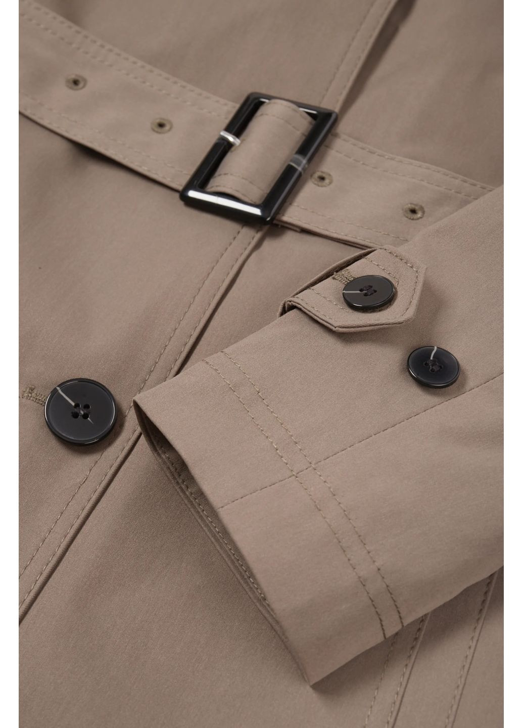 Оливкове (хакі) демісезонне Однобортний тренч C&A