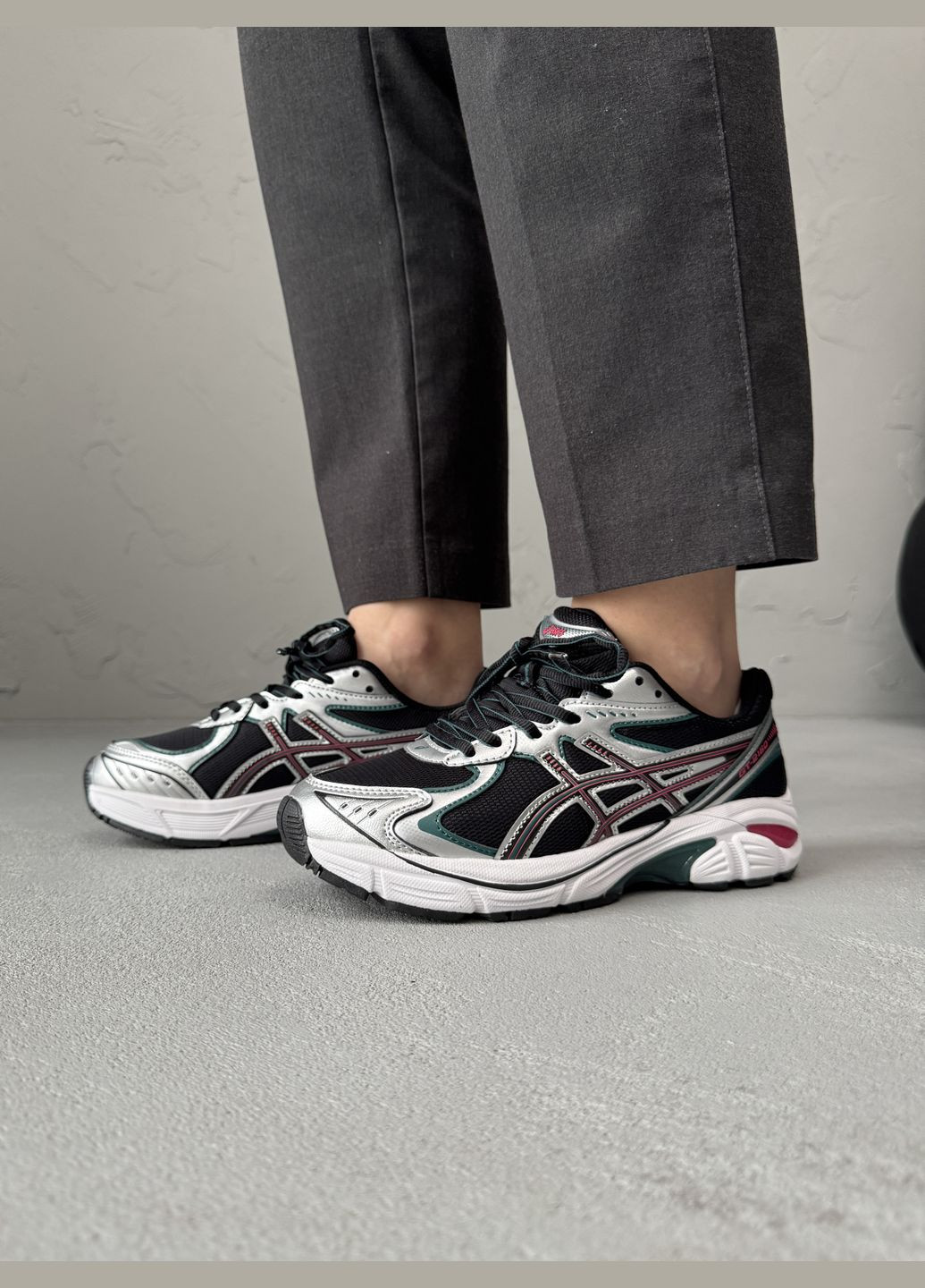 Кросівки жіночі і чоловічі Asics GT-2160 gray black | Асікс GT-2160 сірі чорні No Brand сірі демісезони (316663562)