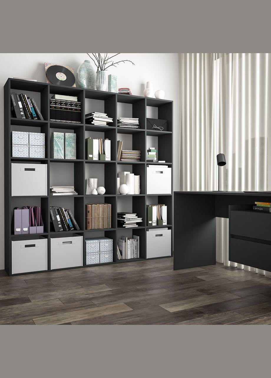 Стелаж для книг та іграшок на 25 комірок ST-0016 від Білий MORELI (335423609)