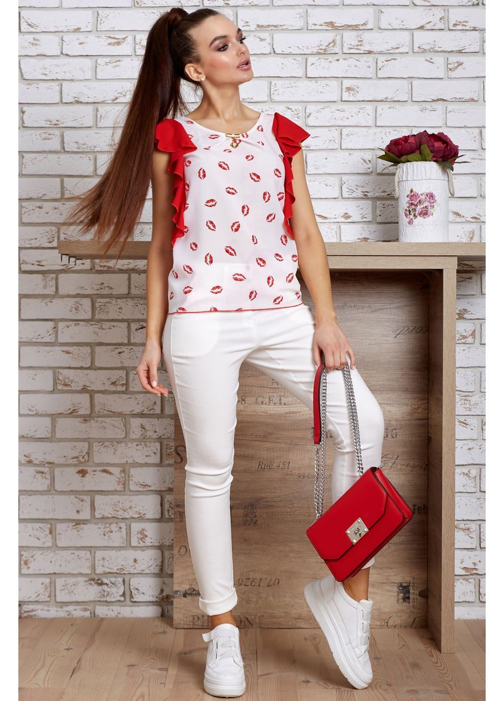 Біла блуза 418.0917+а Seventeen