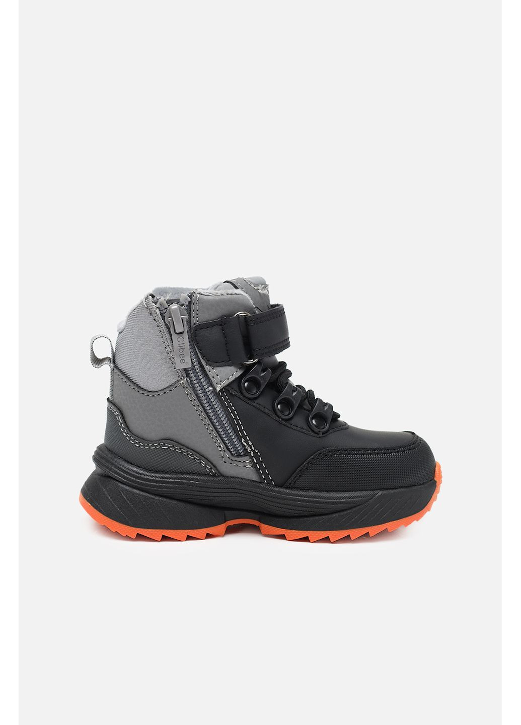 Черные зимние ботинки для мальчика цвет черный цб-00285267 Clibee
