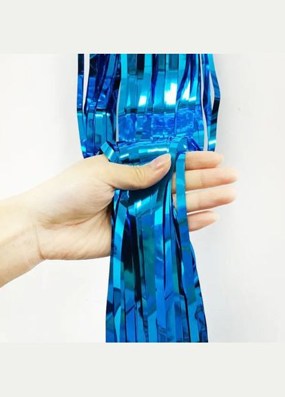 Дождик для фотозоны 3 м на 1 м синий Jannet Дощик (316580295)