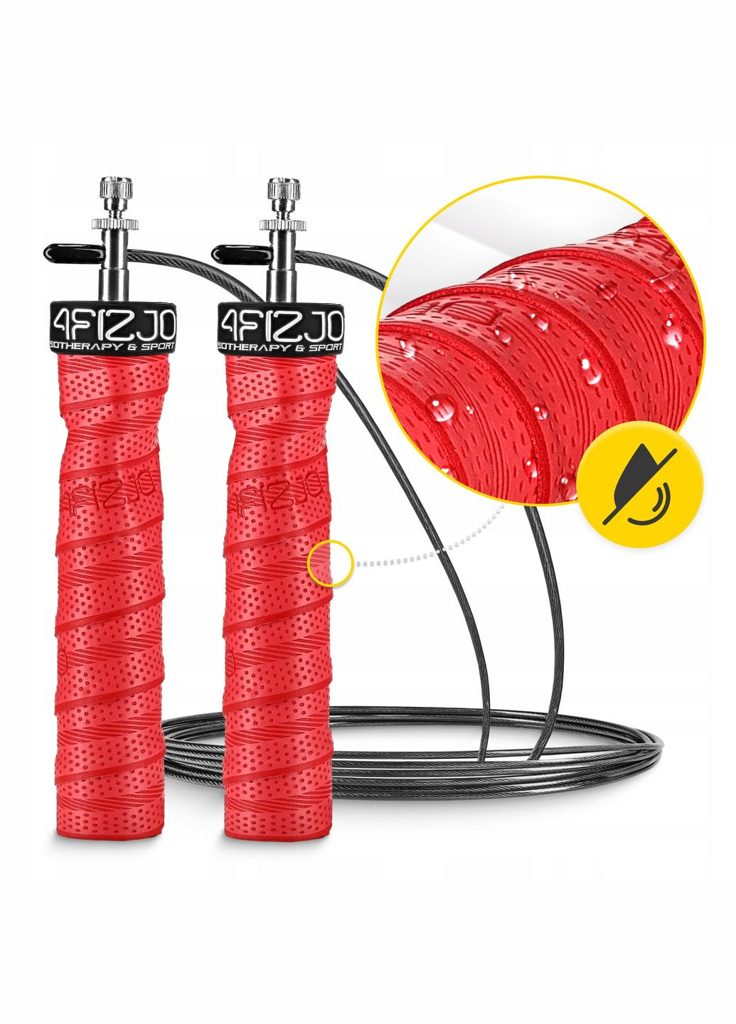 Скакалка скоростная для кроссфита Speed Rope PRO+ Red () 4FIZJO P-5907739313171 (324264775)