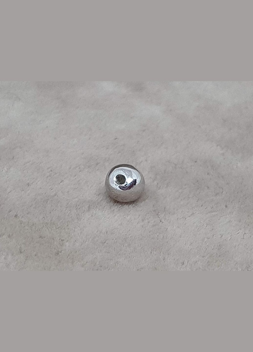 Серебряная заглушка-фиксатор для пирсинга 5 мм. 10101001 UMAX (338212438)