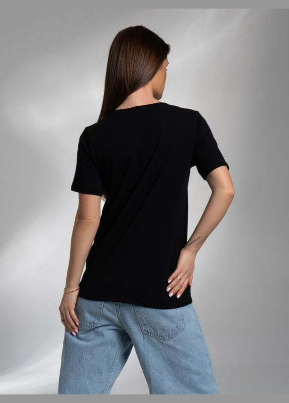 Футболка 14582 черная ISSA PLUS - (301036138)