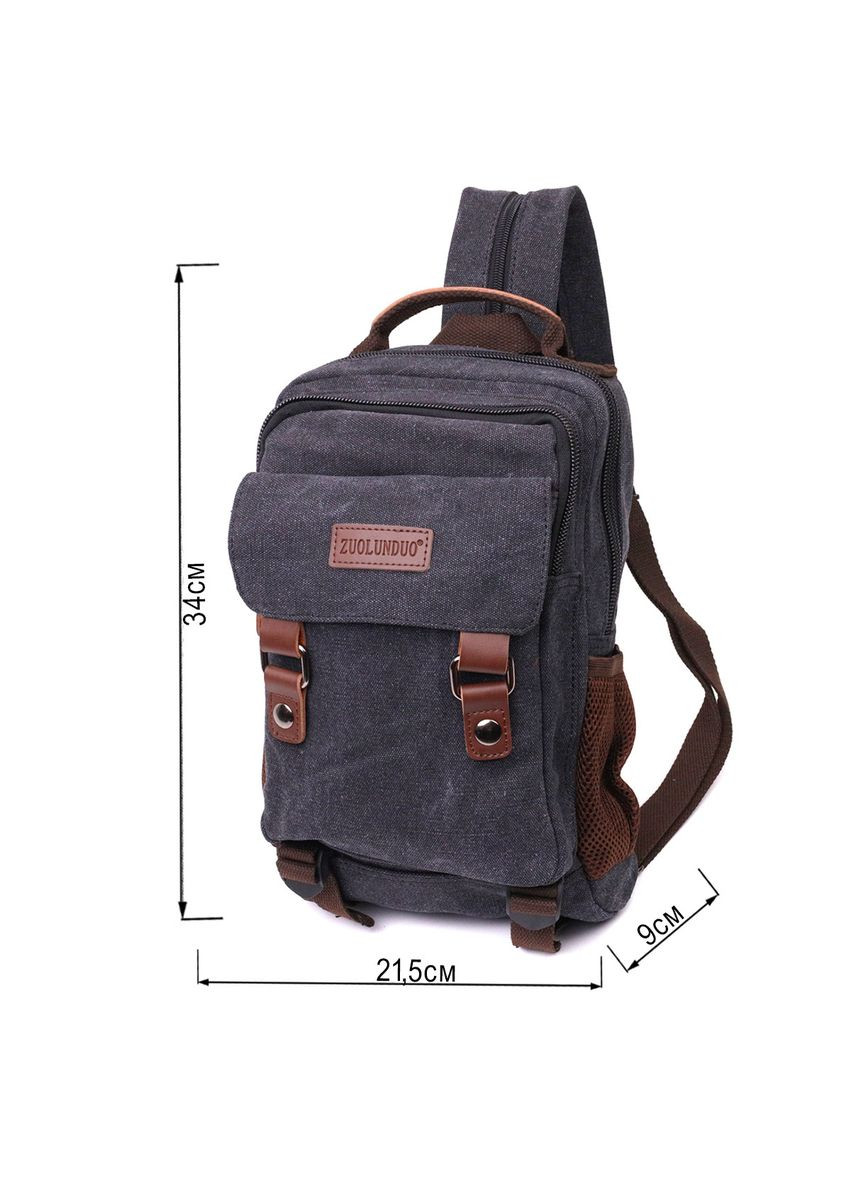 Практичный текстильный рюкзак с уплотненной спинкой и отделением для планшета 22168 Vintage (328449906)