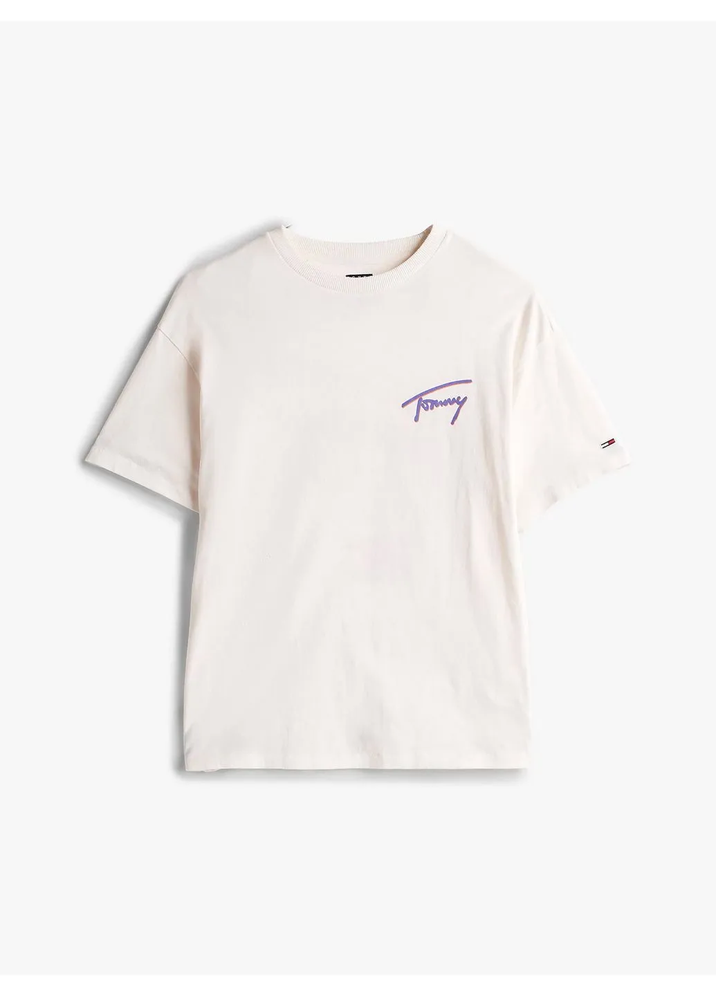 Белая футболка Tommy Jeans DM0DM20768-YBH