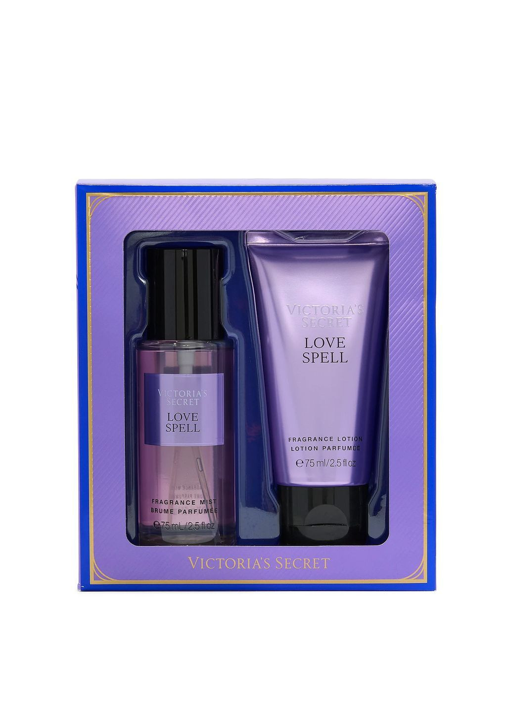 Подарунковий набір — міст та лосьон для тіла Victoria's Secret Love Spell Fragrance Duo (367101798)