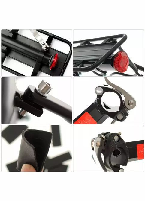 Багажник велосипедный 24"-29" (дисковые тормоза и вибрейк) консольный, усиленный с бортами No Brand (322650581)