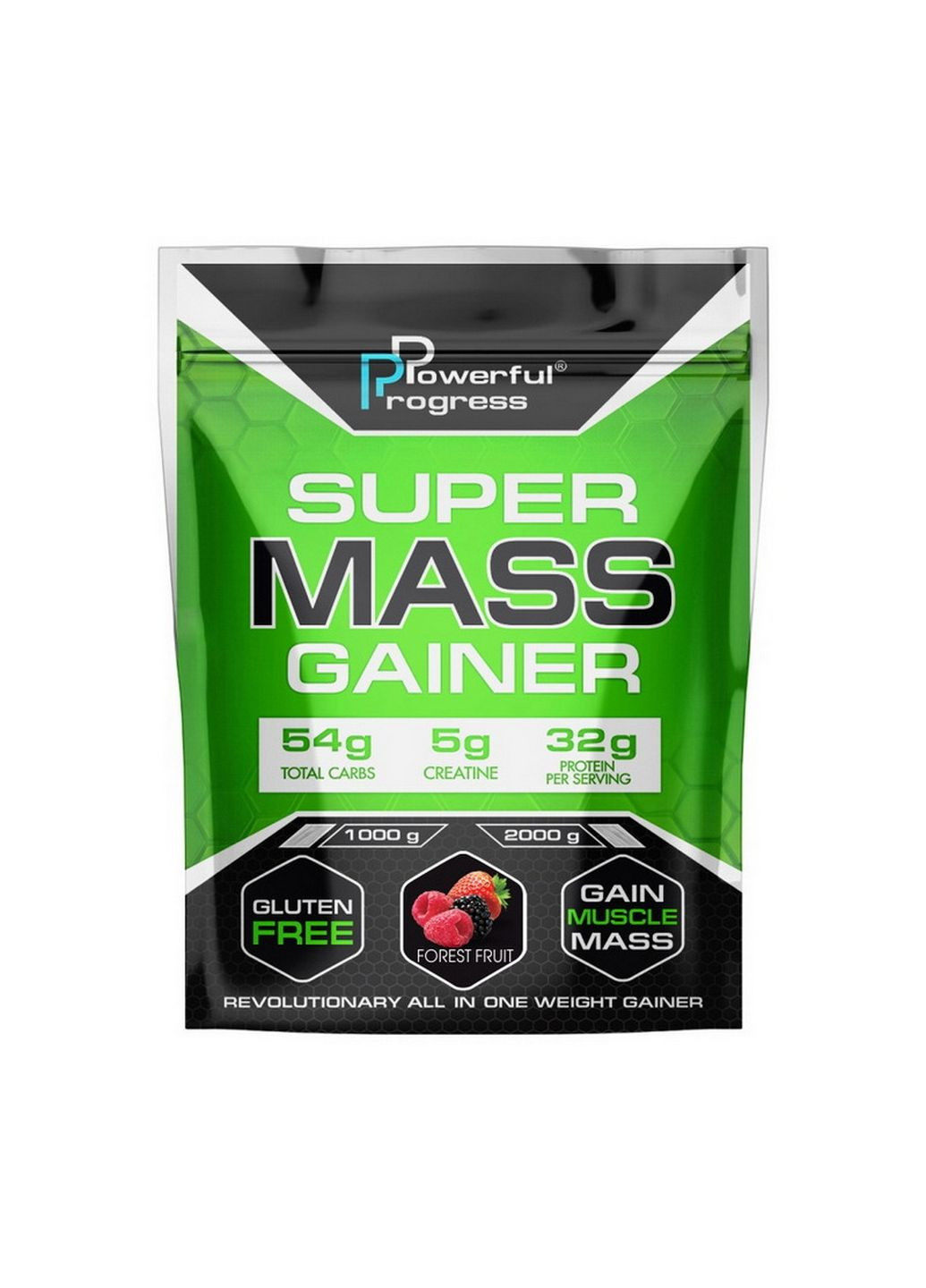 Гейнер Super Mass Gainer (2 kg, hazelnut) Powerful Progress (296616685)