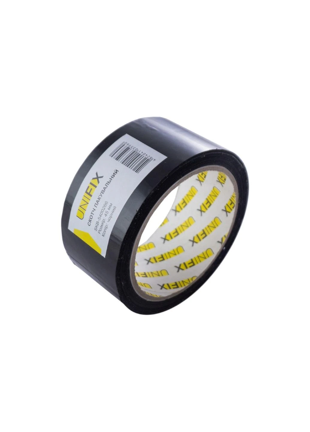 Скотч 45 мм x 80 м x 40 мкм чорний (SKB-5400266) Unifix (335048409)