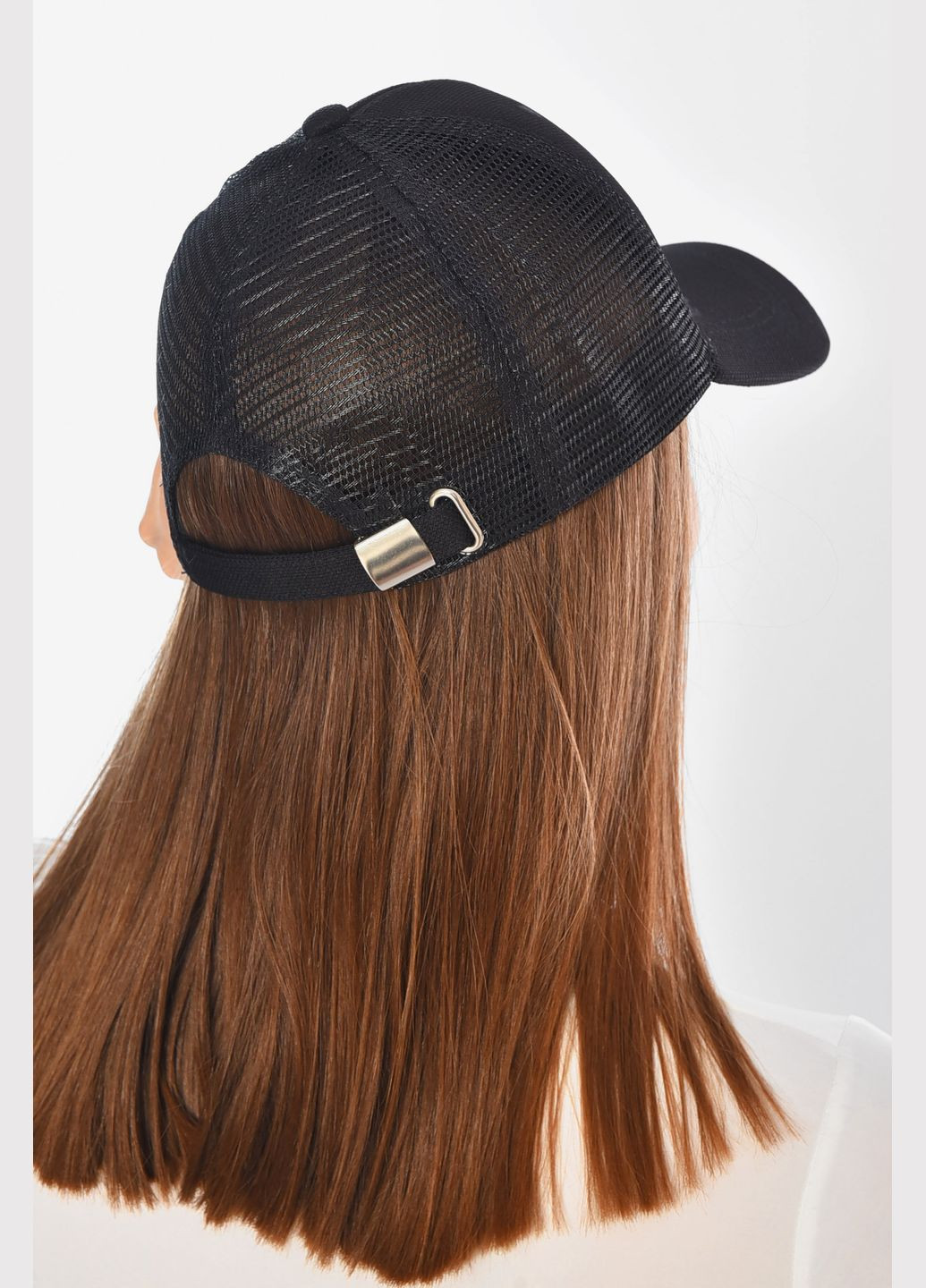 Кепка жіноча чорного кольору Let's Shop (331600781)