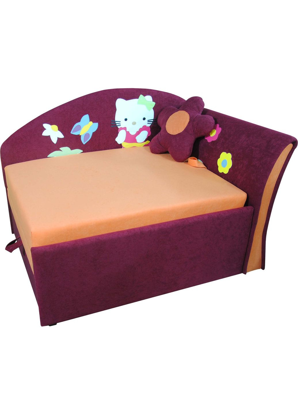 Детский диванчик малыша раскладной Кити ТМ No Brand (322500390)