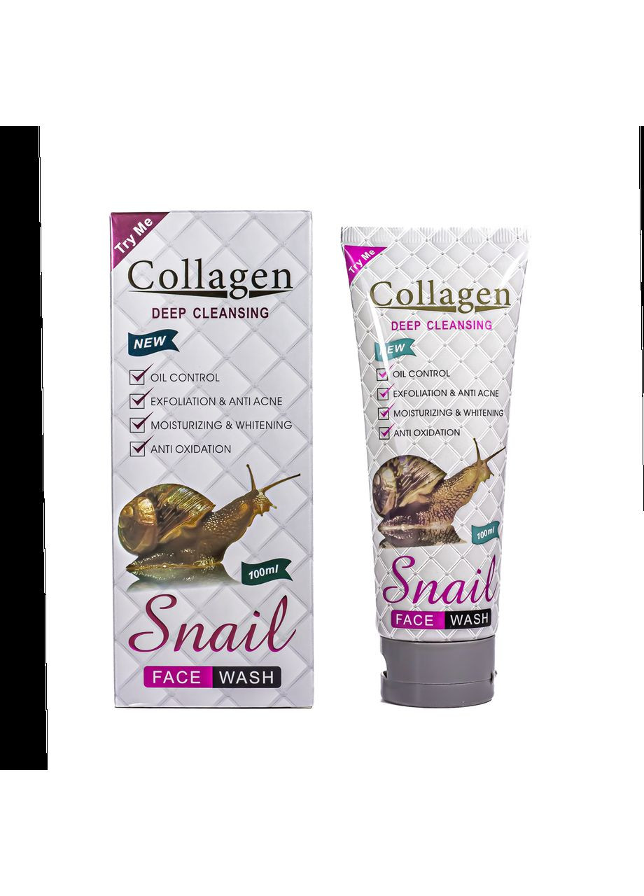 Гель для вмивання для глибокого очищення шкіри Collagen 100 мл Snail (342371994)