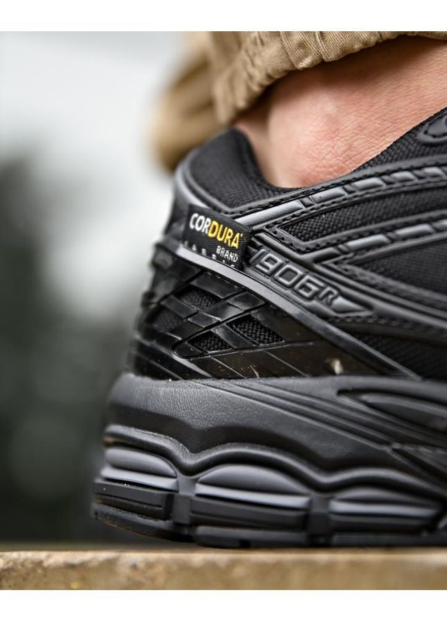 Чорні Осінні чоловічі термо кросівки new balance black No Brand