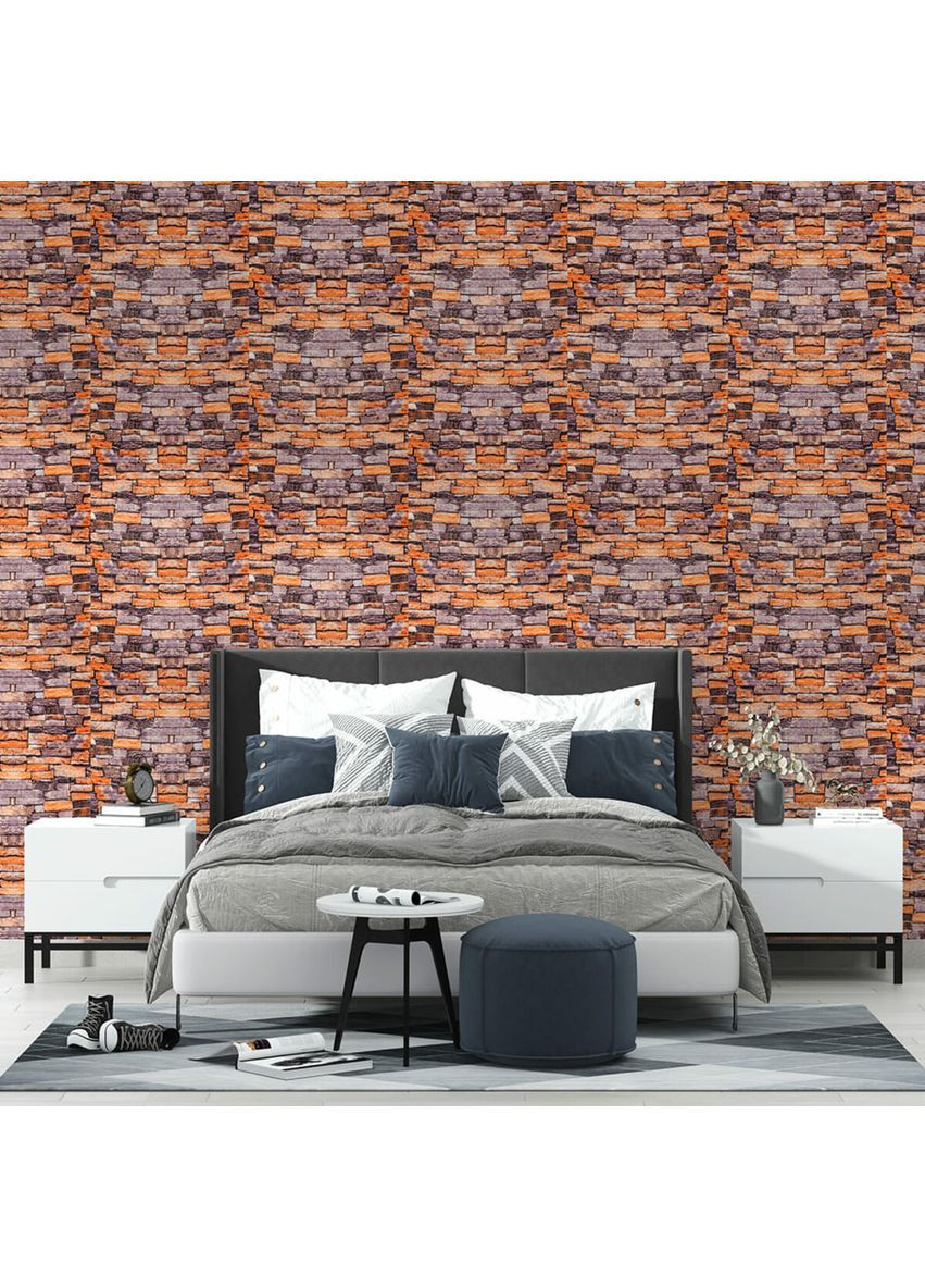 Самоклеюча 3D панель піщаник катеринослав цегла 19600х700х3мм SW-00001735 No Brand (361664198)