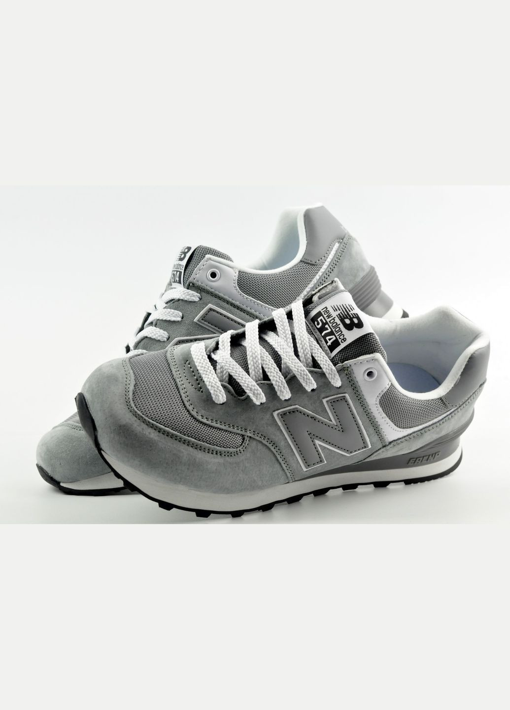 Серые демисезонные кроссовки balance 574 No Brand
