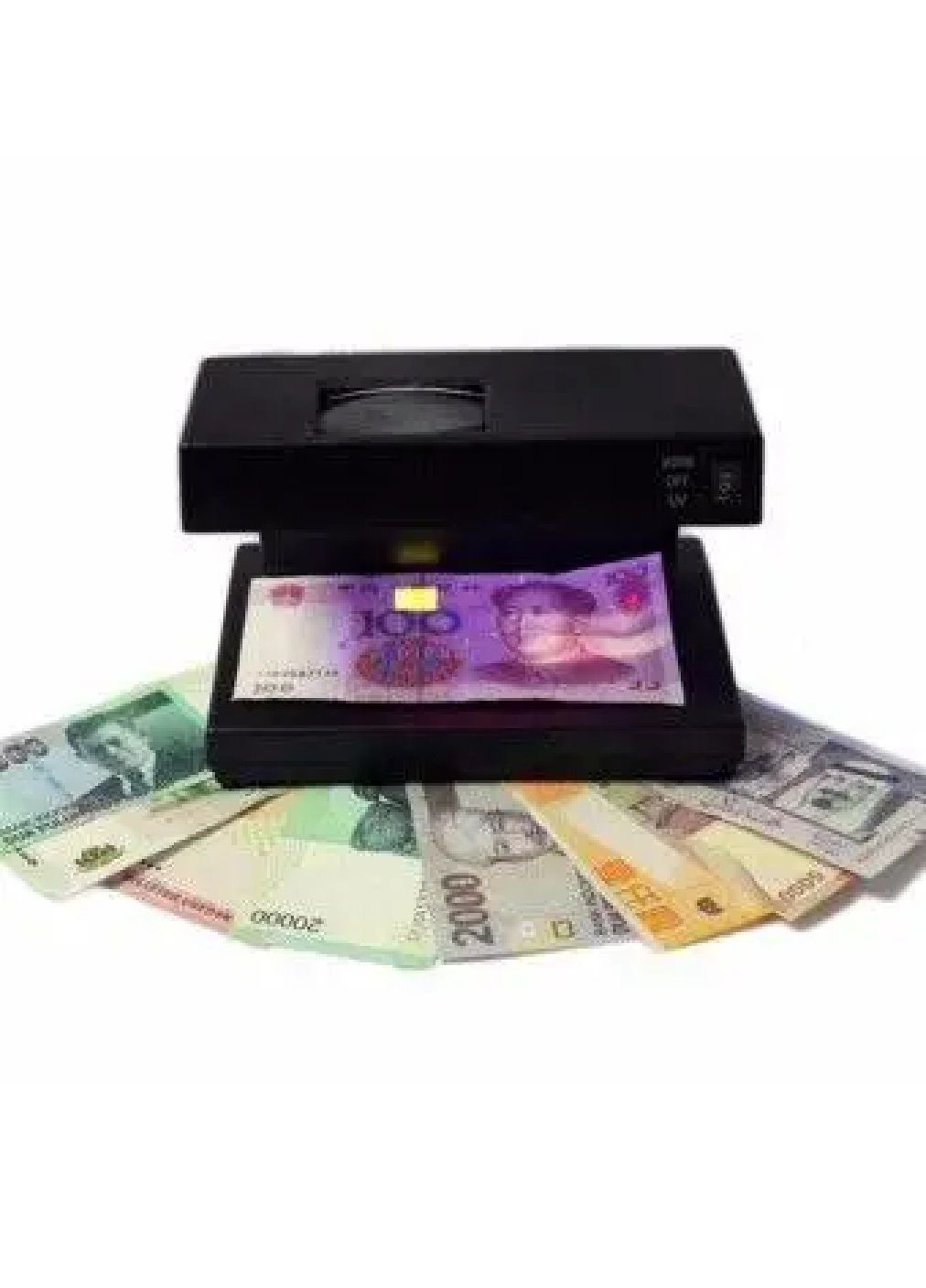 Детектор валют оптична лінза ультрафіолетовий для перевірки грошей банкнот цінних паперів 18.3х13х12 см (476582-Prob) Unbranded (285104287)