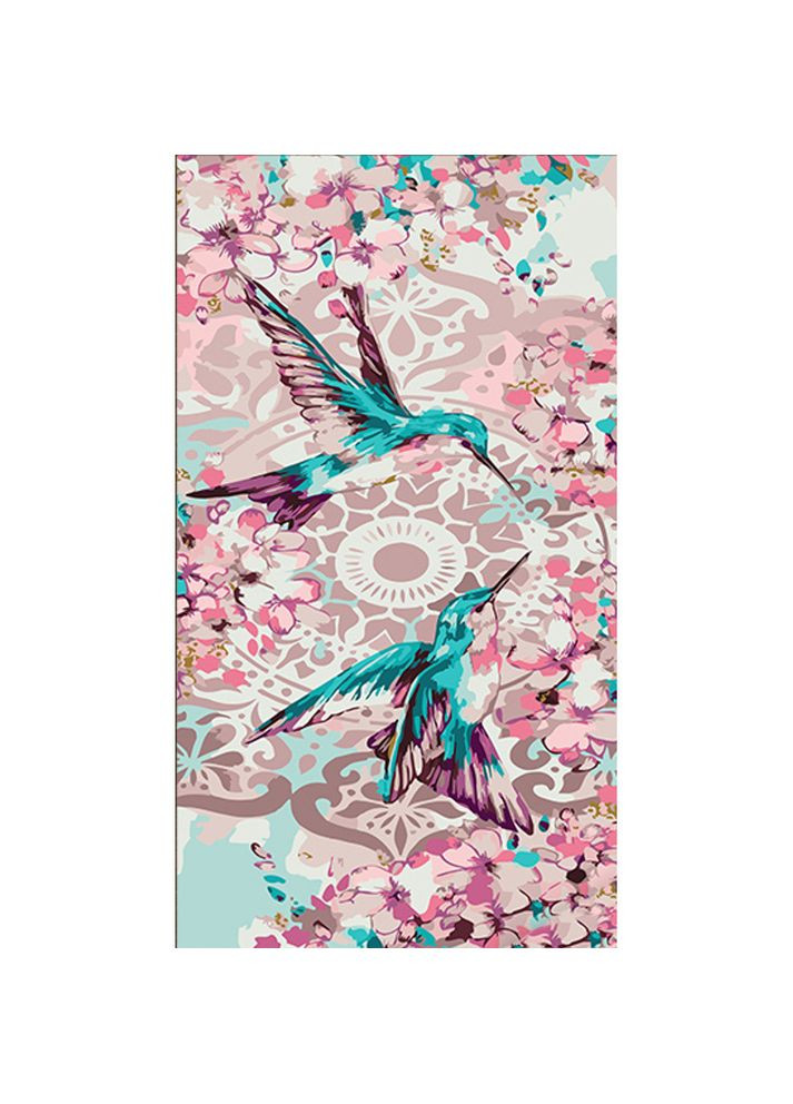 Картина по номерам для взрослых Пара колыбров акриловая для творчества см Strateg (362428103)