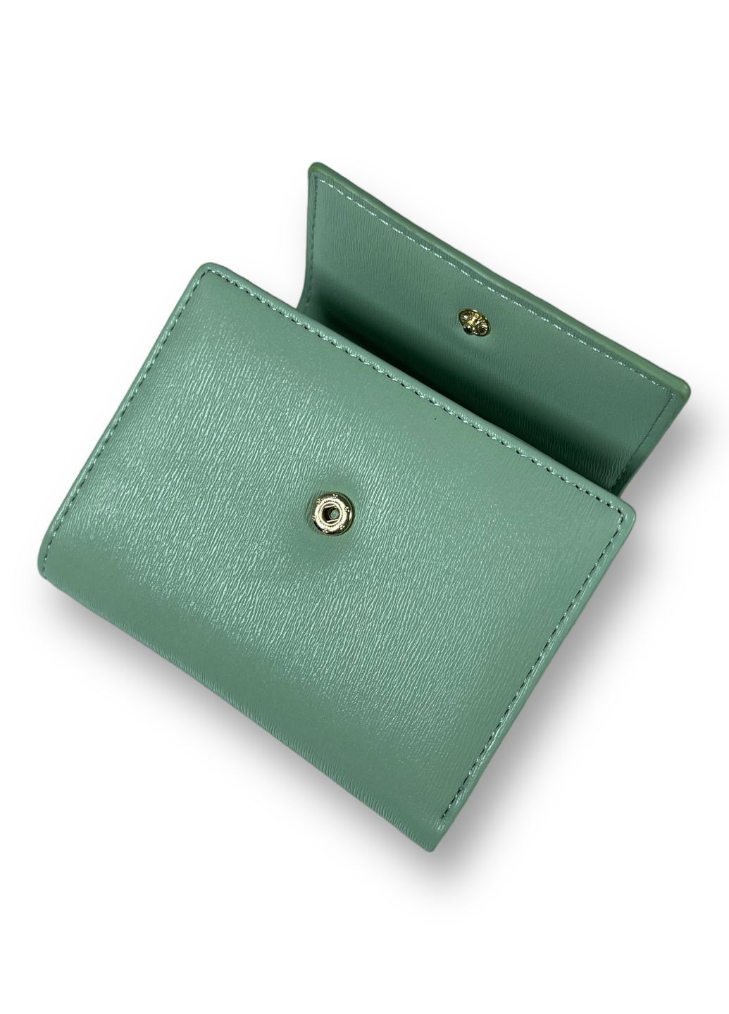 Жіночий гаманець екошкіра одне відділення для купюр та 5 відділень для карток розмір:12*10*2 см зелений Tailian (268995030)