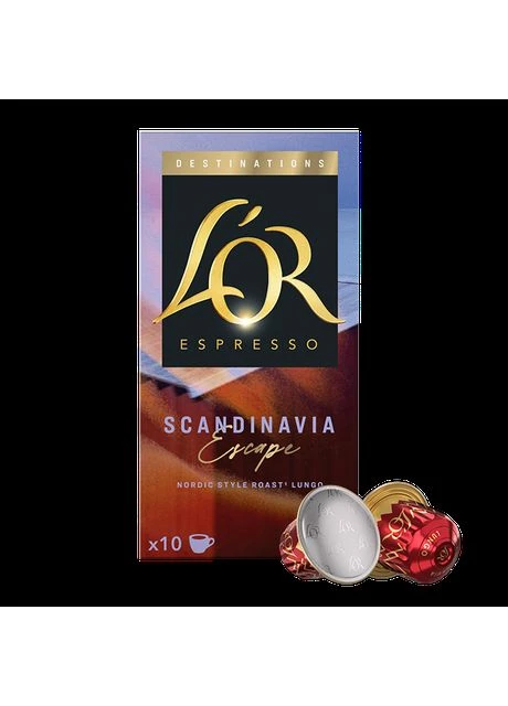 Набір кави в капсулах Espresso Destinations Scandinavian Escape 10 шт (100 капсул) L'OR (397407780)