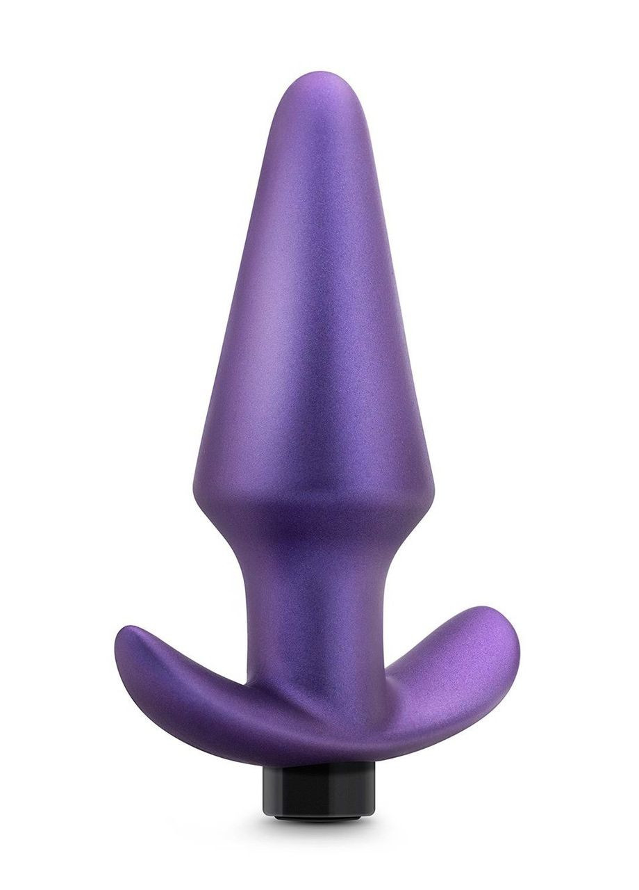 Анальна пробка з вібрацією Anal Adventures, силіконова, фіолетова, 12.7 х 3.8 см Blush (303891645)