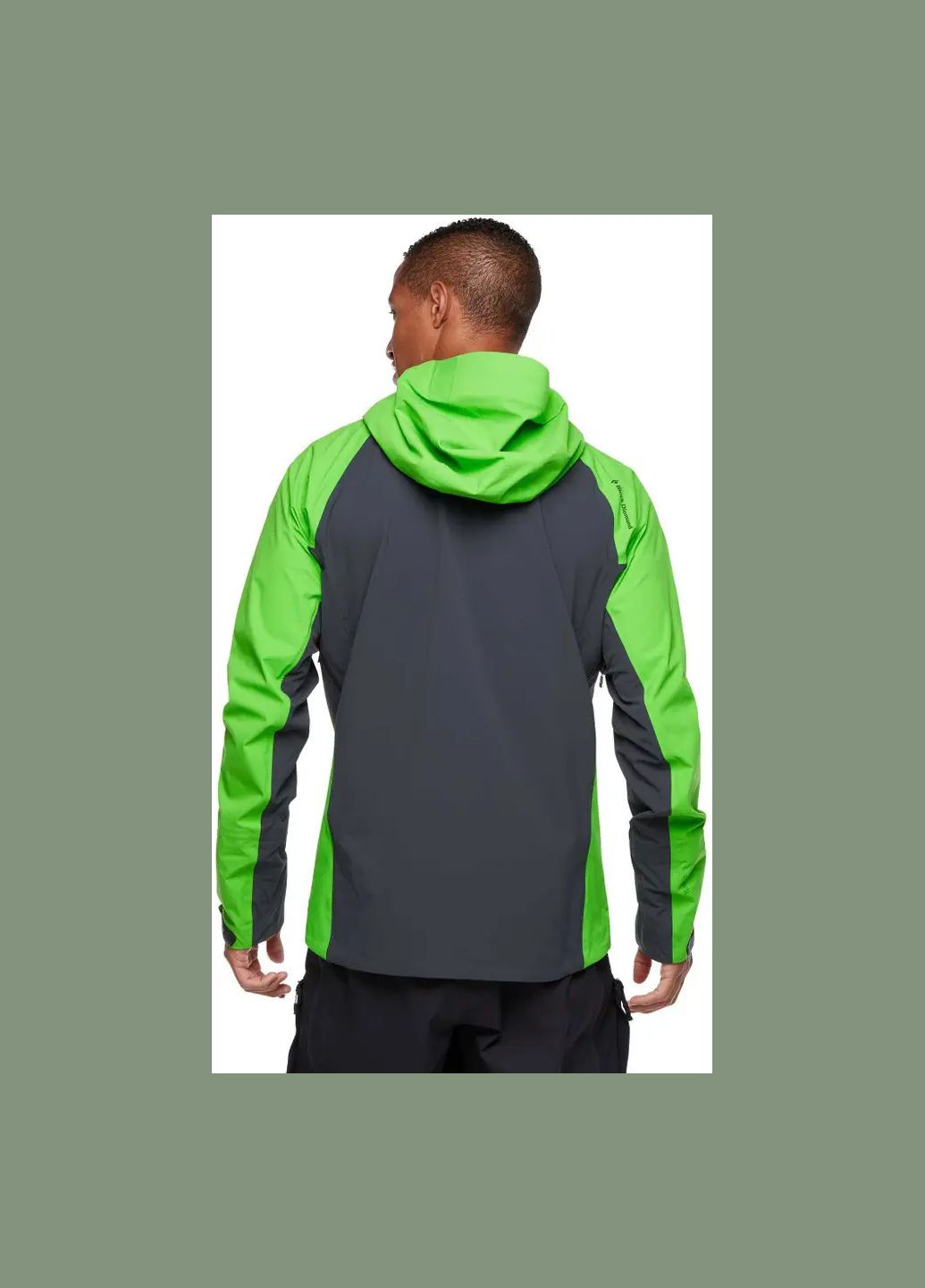 Комбинированная демисезонная куртка en’s dawn patrol hybrid shell vibrant green Black Diamond