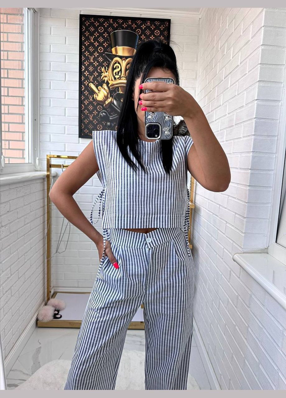 Жіночий костюм в смужку Гермес (341719696)