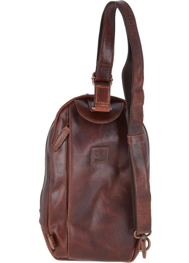 Сумка чоловіча планшет для документів рюкзак слінг в дорогу сумочка для телефону Коричневий 34817 Ashwood (332612589)