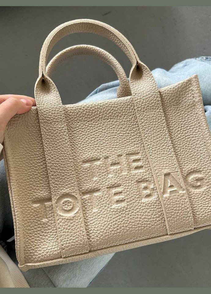 Сумка женская Шопер функциональная бежевая из экокожи NIUNIU (336493072)