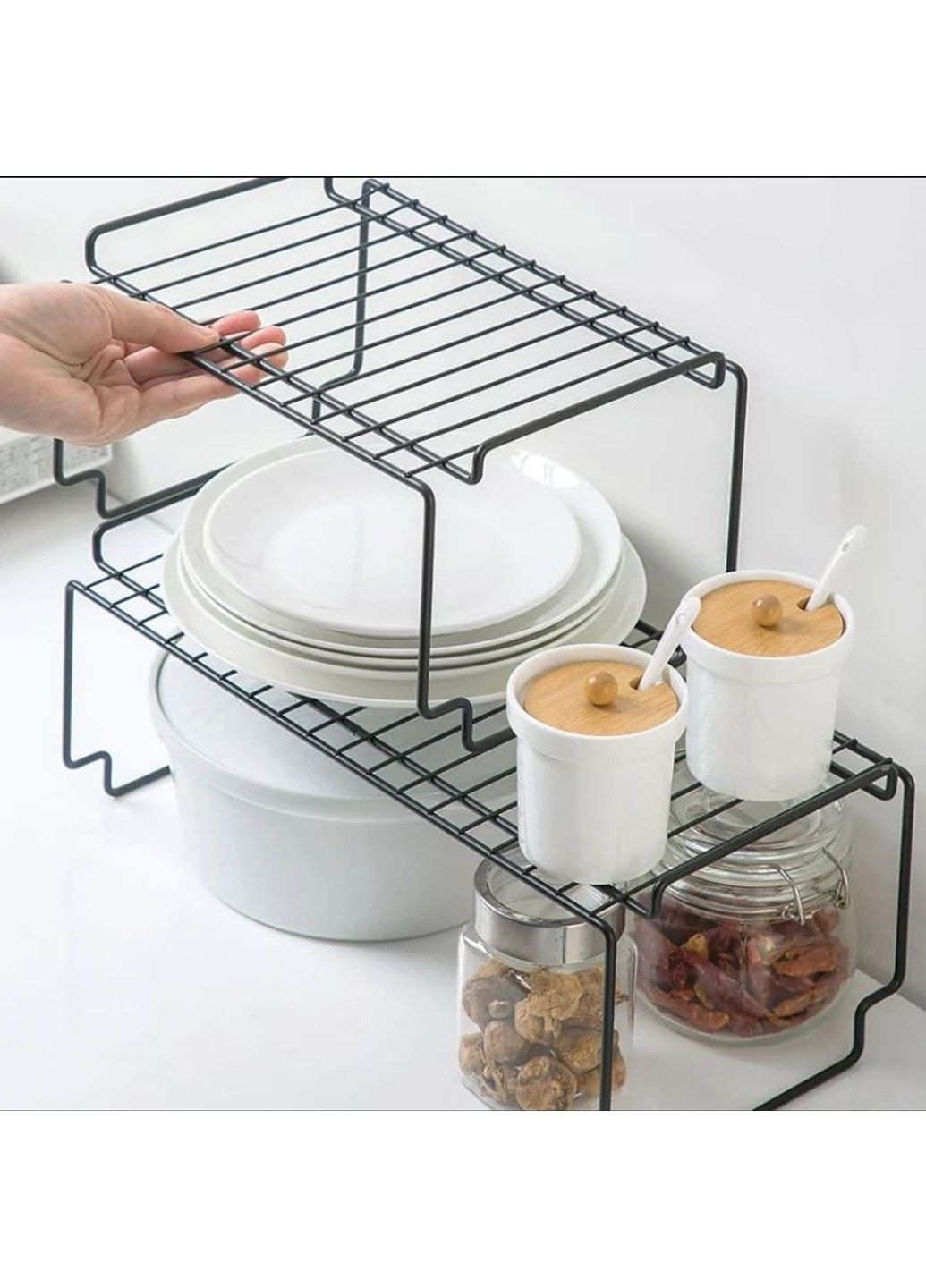 Кух.прибор Raum стеллажная полка 39*19*14 черная (RG-016b) Ringel (365278529)