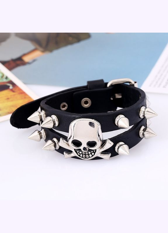 Браслет на руку з шипами Чорний Avalon 020 (330775602)