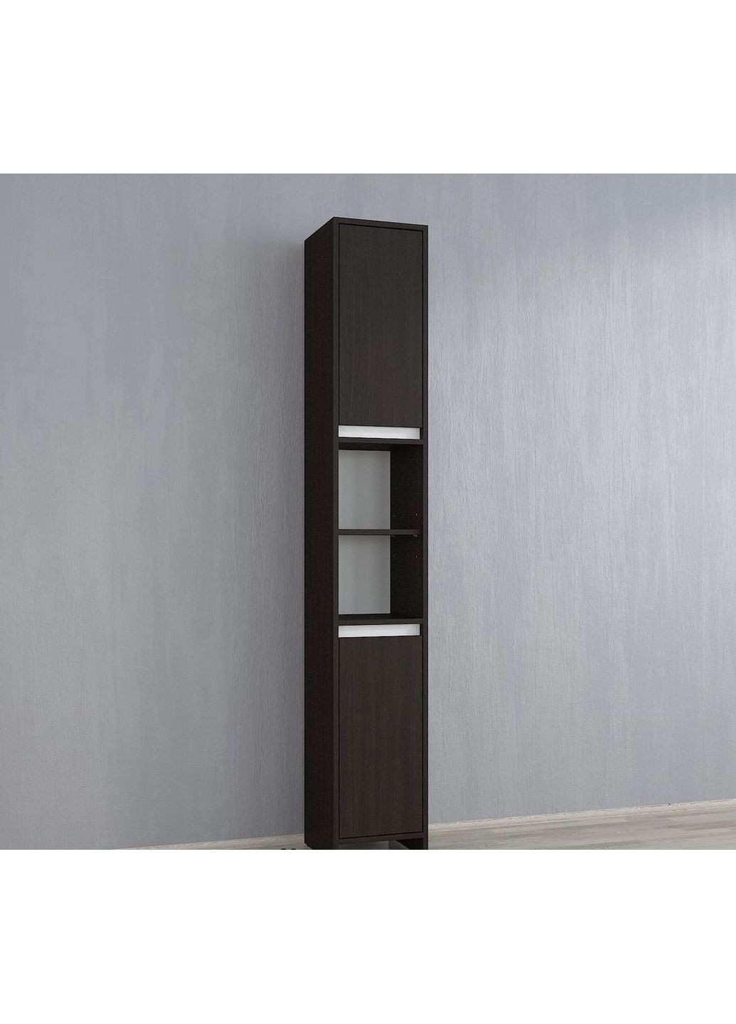 Пенал с полками для ванной. шкаф в ванную без ручек, на кухню I-118 No Brand (371910216)