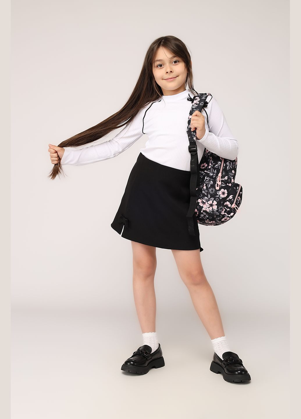 Молочный демисезонный лонгслив Yuki