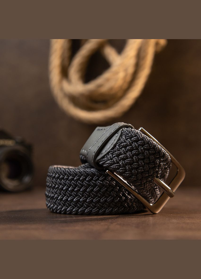 Текстильний чоловічий ремінь класика 20522 Vintage (337353214)