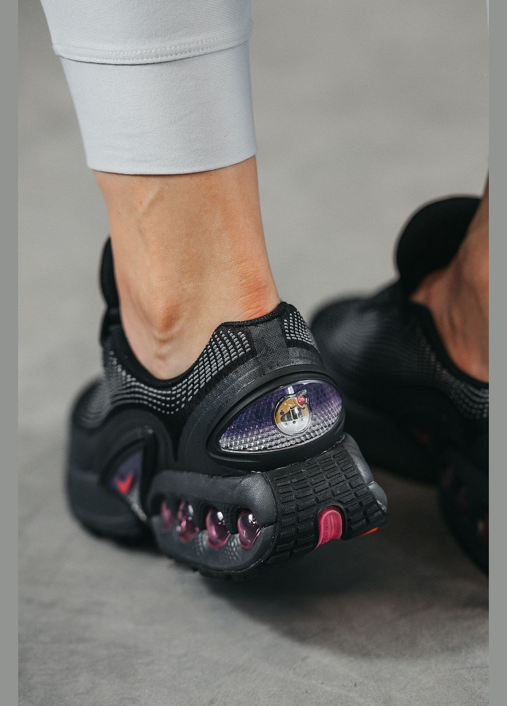 Кроссовки женские и мужские Nike Air Max DN black | Найк Аир Макс ДН черные No Brand чёрные демисезоны (315483077)