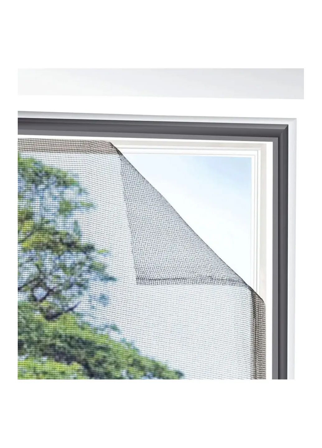 Москітна сітка для вікон 130х150 см 2 шт чорний Lidl Livarno home (290888549)