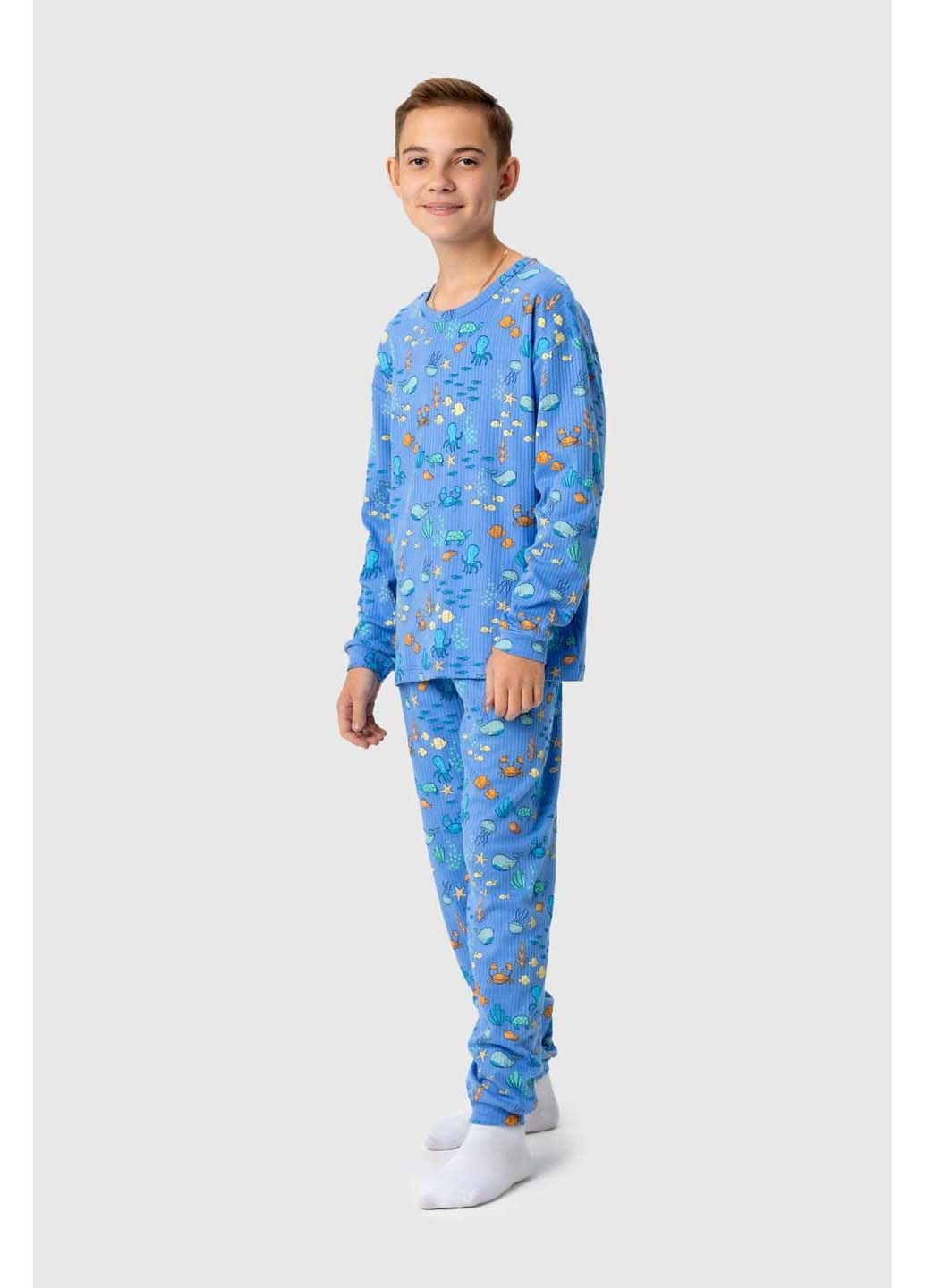 Синяя всесезон пижама Isobel Kids