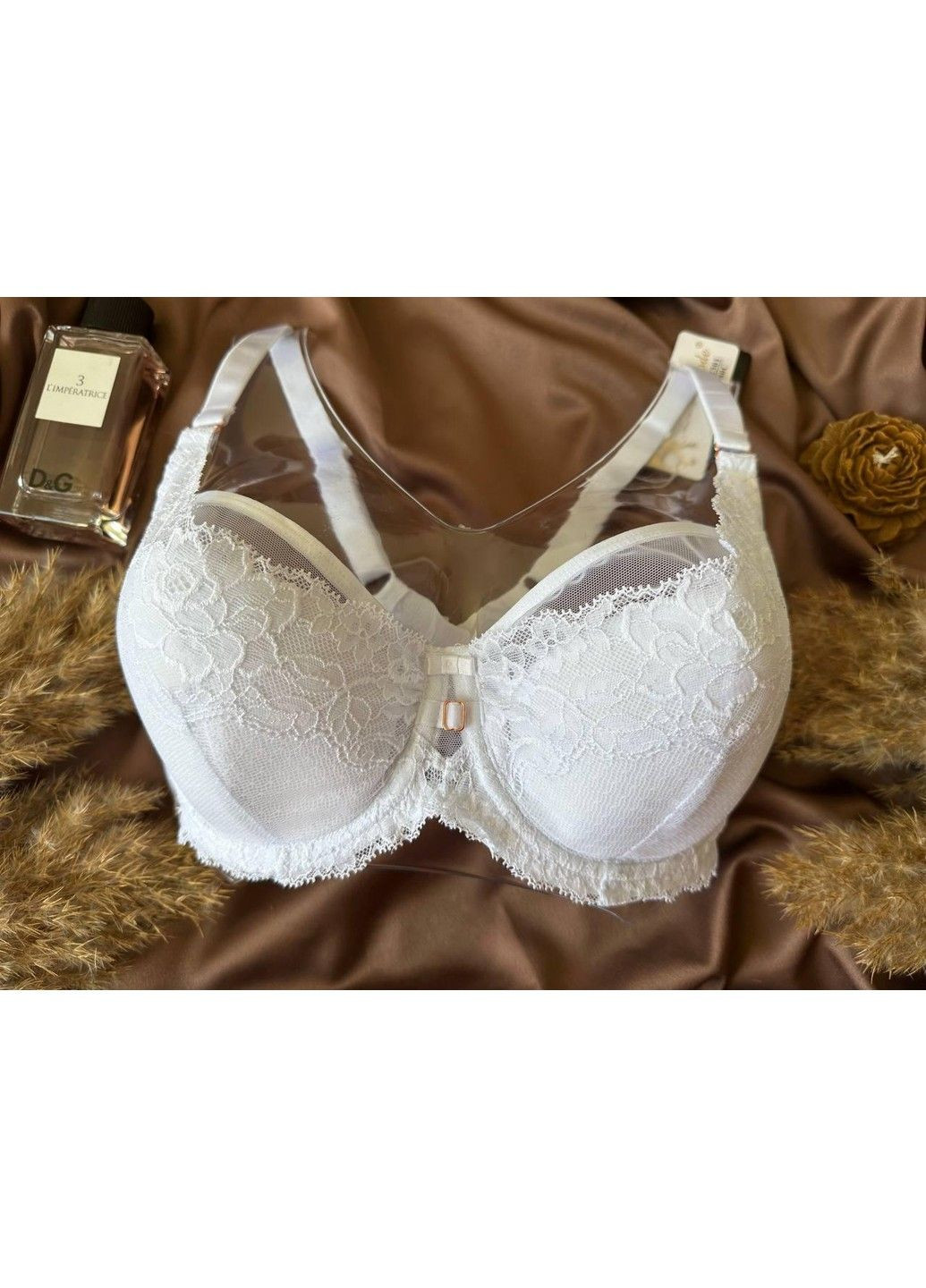 Белый бюстгальтер с мягким поролоном 12301 белый Lanny Mode